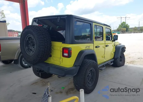 2022 Jeep Wrangler Unlimited Sport 4X4 z USA, uszkodzony, nr VIN 1C4HJXDN7NW258132